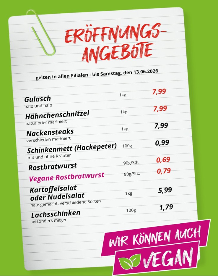 Bloh Eröffnungsangebot