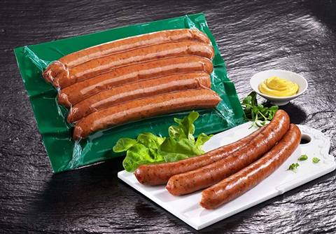 Schinkenwürstchen roh, 5 Stück à 80 Gramm