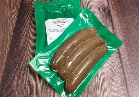 Wellwurst dunkel, 3 Stück à 100 Gramm