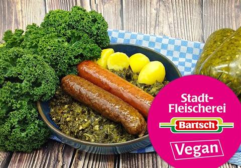 Vegane Kochmettwurst, 3 Stück à 80 Gramm